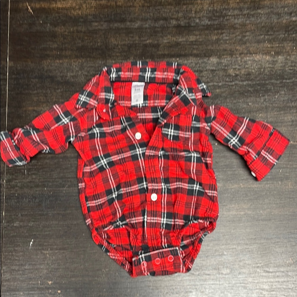 Carter's Red Plaid Button Down Shirt for Kids